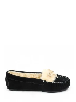 Leder-Mokassins "Idril" in Schwarz>NICEBAY Outlet