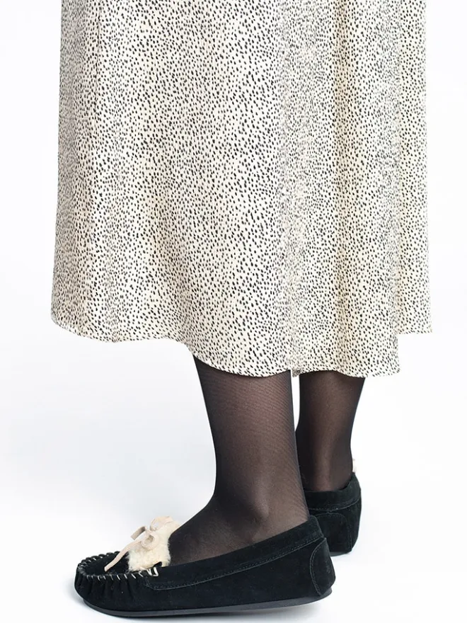 Leder-Mokassins "Idril" in Schwarz>NICEBAY Outlet