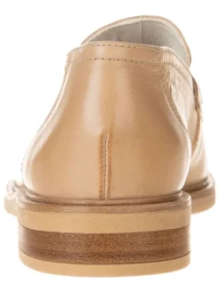 Leder-Mokassins in Beige><noscript><img width=