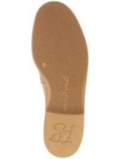 Leder-Mokassins in Beige><noscript><img width=