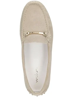 Leder-Mokassins in Beige><noscript><img width=