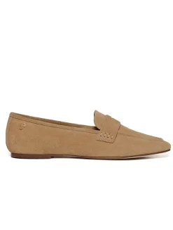 Leder-Mokassins in Beige>Polo Club Sale