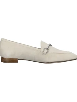Leder-Mokassins in Beige><noscript><img width=