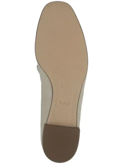 Leder-Mokassins in Beige><noscript><img width=