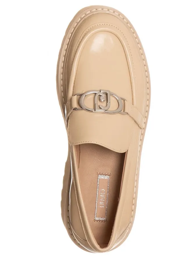 Leder-Mokassins in Beige>Liu Jo New