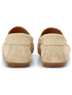 Leder-Mokassins in Beige><noscript><img width=