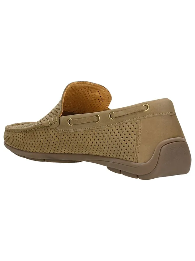 Wojas Halbschuhe^Leder-Mokassins in Beige