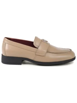 Tommy Hilfiger Shoes Halbschuhe^Leder-Mokassins in Beige