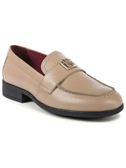 Tommy Hilfiger Shoes Halbschuhe^Leder-Mokassins in Beige