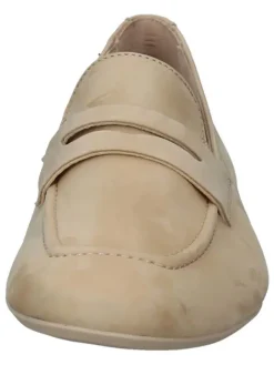 Paul Green Halbschuhe^Leder-Mokassins in Beige