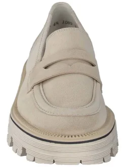 Paul Green Halbschuhe^Leder-Mokassins in Beige