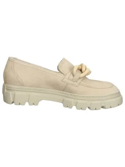 Leder-Mokassins in Beige><noscript><img width=