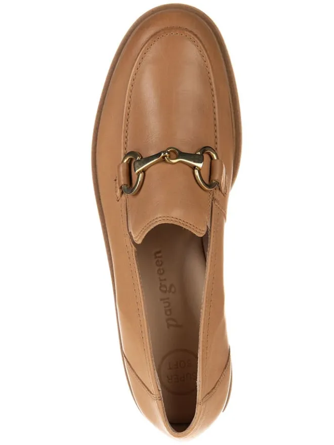 Leder-Mokassins in Beige>Paul Green Discount