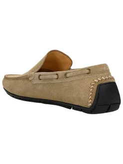 Leder-Mokassins in Beige><noscript><img width=