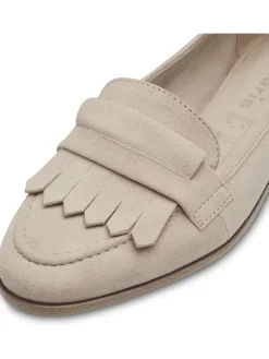 Leder-Mokassins in Beige><noscript><img width=
