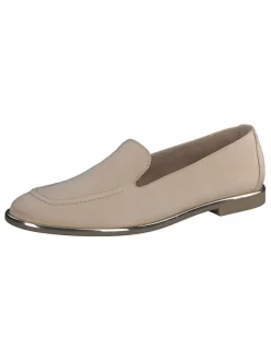 Leder-Mokassins in Beige>Paul Green