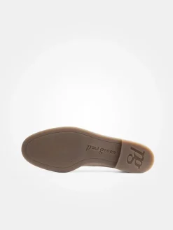 Leder-Mokassins in Beige><noscript><img width=