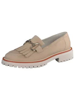 Leder-Mokassins in Beige>Paul Green Clearance