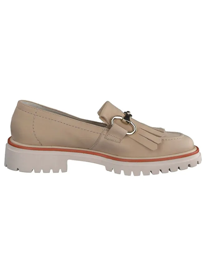 Leder-Mokassins in Beige>Paul Green Clearance