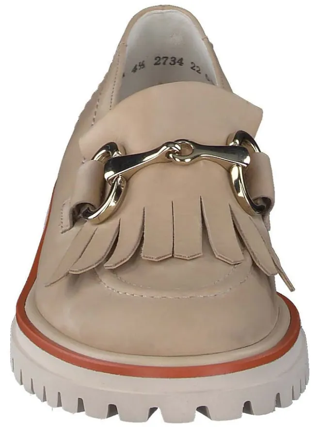 Leder-Mokassins in Beige>Paul Green Clearance