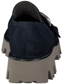 Paul Green Halbschuhe^Leder-Mokassins in Blau