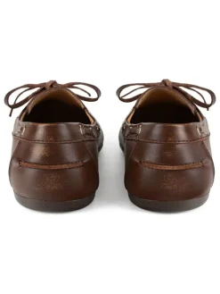 Leder-Mokassins in Braun><noscript><img width=