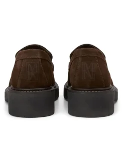 Leder-Mokassins in Braun><noscript><img width=