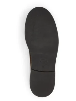 Leder-Mokassins in Braun><noscript><img width=