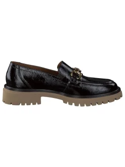 Leder-Mokassins in Braun><noscript><img width=