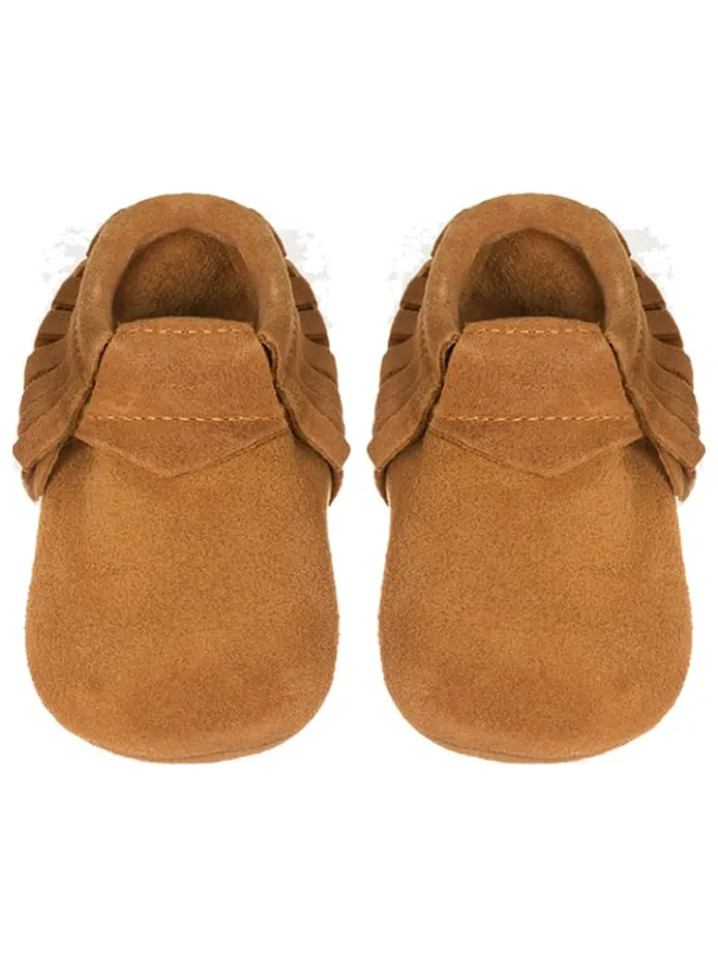 Leder-Mokassins in Cognac>Lait et Miel Online