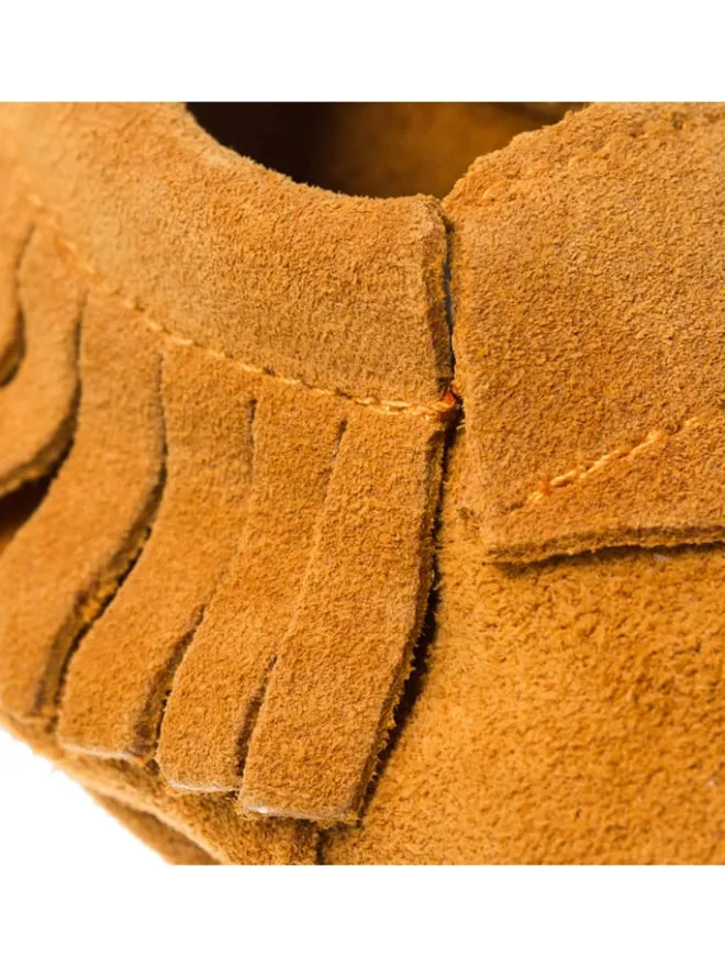 Leder-Mokassins in Cognac>Lait et Miel Online