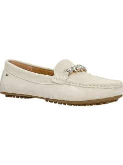 Wojas Halbschuhe^Leder-Mokassins in Creme