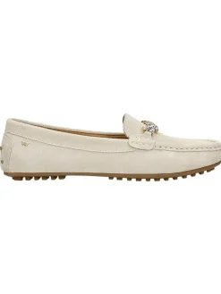 Wojas Halbschuhe^Leder-Mokassins in Creme