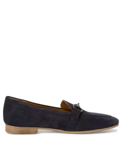 Leder-Mokassins in Dunkelblau>Tamaris New