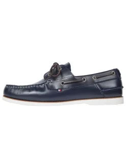 Tommy Hilfiger Shoes Halbschuhe^Leder-Mokassins in Dunkelblau