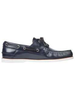 Tommy Hilfiger Shoes Halbschuhe^Leder-Mokassins in Dunkelblau