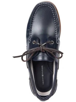 Tommy Hilfiger Shoes Halbschuhe^Leder-Mokassins in Dunkelblau