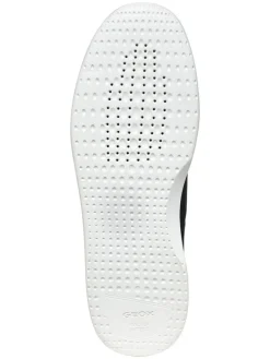Leder-Mokassins in Dunkelblau><noscript><img width=