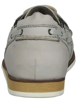 Fretz Men Halbschuhe^Leder-Mokassins in Grau