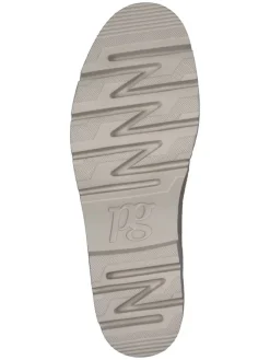 Leder-Mokassins in Grau><noscript><img width=