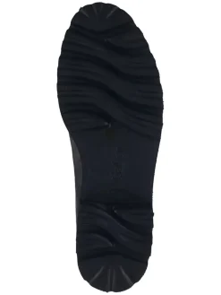 Leder-Mokassins in Grau><noscript><img width=
