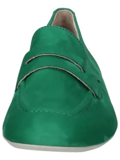 Paul Green Halbschuhe^Leder-Mokassins in Grün