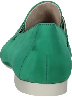 Paul Green Halbschuhe^Leder-Mokassins in Grün