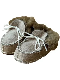 Kaiser Naturfellprodukte Halbschuhe^Leder-Mokassins in Hellbraun