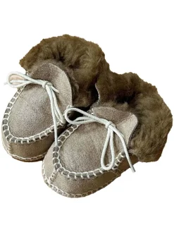 Kaiser Naturfellprodukte Halbschuhe^Leder-Mokassins in Hellbraun