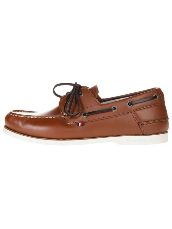 Tommy Hilfiger Shoes Halbschuhe^Leder-Mokassins in Hellbraun