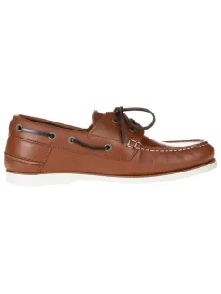 Tommy Hilfiger Shoes Halbschuhe^Leder-Mokassins in Hellbraun