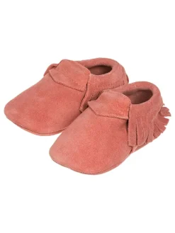 Lait et Miel Halbschuhe|Halbschuhe·Mokassins^Leder-Mokassins in Koralle