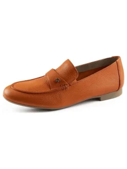 Leder-Mokassins in Orange>Paul Green