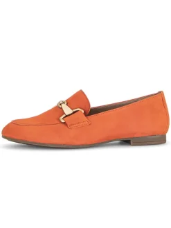 Leder-Mokassins in Orange>Gabor Best